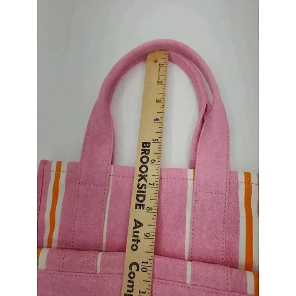 J. Crew Small Canvas Striped Tote Bag - Picture 4 of 6